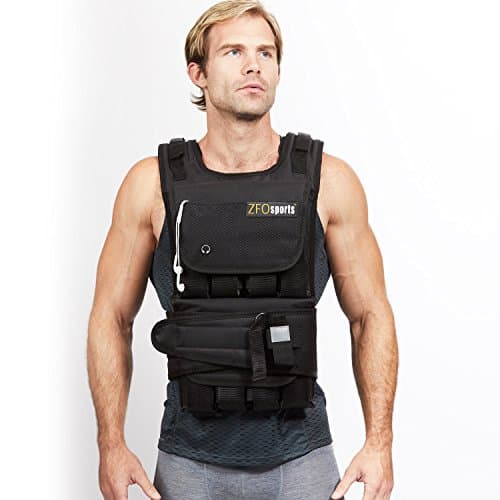 ZFOsports 40 lb Adjustable Weighted Vest
